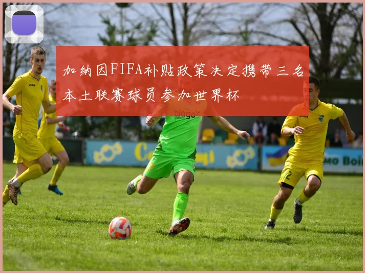加纳因FIFA补贴政策决定携带三名本土联赛球员参加世界杯